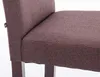 set di 2 sedie da pranzo Ina in tessuto cappuccino Anteprima dell’immagine prodotto 6