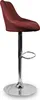 Aga 2er Set Barhocker Dunkelrot aus Kunstleder 360° drehbar Produktbild-Vorschau 6