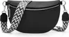 Damen Leder Bauchtasche mit Crossbody Bag und breitem Gurt, Produktbild-Vorschau 1