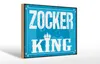 Holzschild Spruch 30x20cm Zocker King Controller Produktbild-Vorschau 1