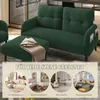 LVHOM Cord 3er-Set 2-Sitzer+Sessel+Hocker, Flexibel für Produktbild-Vorschau 6