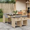 The Living Store 5-tlg. Garten-Essgruppe mit Kissen Produktbild-Vorschau 2