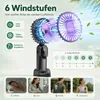 2er Set Handventilator Akku, Mini Ventilator USB-C Produktbild-Vorschau 4