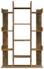 vidaXL Regál Smoked Oak 86x25,5x140 cm odvodený výrobok z Náhľad obrázku produktu 4