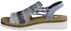 Rieker Damen Sandalette Blau/Bunt Voir les images du produit 47