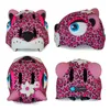 Fahrradhelm für Kinder | Pinker Leopard | Crazy Safety | Produktbild-Vorschau 2