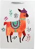 Große Geschenktüte Lama Alpaka 31x42cm - Geschenkverpackung Produktbild-Vorschau 1