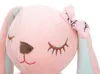 Peluche coniglio mascotte rosa 35 cm Anteprima dell’immagine prodotto 2