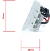 Luce targa a LED, 6000 K, bianco freddo, 12 V, CANBUS, per Anteprima dell’immagine prodotto 4