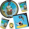 Pirat-Party-Set 52tlg. - für 16 Gäste Teller Becher Produktbild-Vorschau 1
