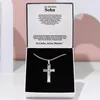 Halskette mit Kreuz-Anhänger - An meinen Sohn - Kette für Produktbild-Vorschau 1