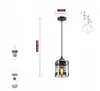 Diagram showing the components and dimensions of a pendant light. Produktbild-Vorschau