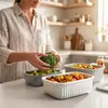 Arendo Frischhaltedose, 4er Set, Vorratsdosen, Lunchboxen, Produktbild-Vorschau 7