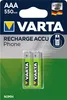 Varta -58397 Telefon-Power-Akku HR03 550 mAh Bls 2 Produktbild-Vorschau 1