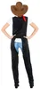 dressforfun® Frauenkostüm Cowgirl wild Amber Produktbild-Vorschau 2