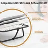 Łóżko gościnne COSTWAY 190x80cm z materacem, łóżko Podgląd zdjęcia produktu 4