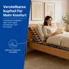 LEO KV Lattenrost 7 Zonen 80 x 200 cm Kopfteil verstellbar Produktbild-Vorschau 5