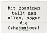 Mr. & Mrs. Panda Geschenkbox Spruch Cousine Geheimnisse 22 Produktbild-Vorschau 1