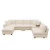 Merax 6-Sitzer U-Form Ecksofa, L-Form Modulares Sofa mit Produktbild-Vorschau 12