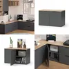 Eckkommode Vicco Wido Anthrazit 80 x 50 cm Eck Kommode mit Produktbild-Vorschau 8