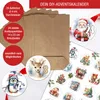 Kalendarz adwentowy do wypełnienia - 24 papierowe torebki Podgląd zdjęcia produktu 3