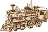 A 3D wooden model of a mechanical steam locomotive. Náhľad obrázku produktu