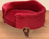 Casa Padrino Barock Hundebett Royal Boardeauxrot / Braun / Produktbild-Vorschau 2