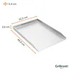 Grilovací deska z nerezové oceli | plancha 49x32,5cm - Náhled obrázku produktu 14