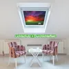 Wallario Lichtschutzbild, Dekorativer Sichtschutz Produktbild-Vorschau 2