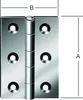VORMANN Tür-Scharnier halbbreit B46xH60mm,gerollt Produktbild-Vorschau 3