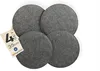 sunnypillow 4er Set Stuhlkissen aus Filz rund Ø 36cm | Produktbild-Vorschau 1