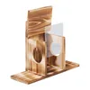Relaxdays Eichhörnchen Futterhaus, Holz, 2 Eingänge & Produktbild-Vorschau 6