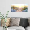DEQORI Glasbild Echtglas 60x30 cm 'Abendsonne an der Produktbild-Vorschau 3