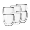 Klasique Doppelwandige Cappuccino Gläser Set 250ml – 6er Produktbild-Vorschau 3