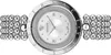 A close-up studio shot of a silver Versace women's watch. Produktbild-Vorschau