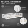 ML-Design letto per bambini 90x200 cm bianco Letto a terra Anteprima dell’immagine prodotto 4