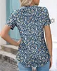 ASKSA Damen T-Shirt Sommer Kurzarm Rundhals Laessig Shirts Produktbild-Vorschau 5