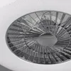 LED Ventilateur de plafond VISBY Chrome/Blanc Ø59cm - Voir les images du produit 16