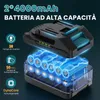 Tagliasiepi senza fili 21V/8000mAh - Motore brushless 600W Anteprima dell’immagine prodotto 2