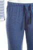 Damen Pyjama Schlafanzug 2-teilig mit Hose & Oberteil Blau Produktbild-Vorschau 4