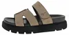 Tamaris Damen Pantolette beige mit Klettverschluss Größe 40 Produktbild-Vorschau 2