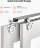 SucceBuy porta scorrevole 1829 mm x 2032 mm (adatta alle Anteprima dell’immagine prodotto 5