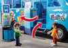 A Playmobil school bus with figures at a bus stop. Anteprima dell’immagine prodotto