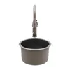A stainless steel kitchen sink and faucet are shown against a white background. Podgląd zdjęcia produktu