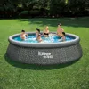 Summer Waves Pool Set Dark Herringbone 3,96m x 84 cm Produktbild-Vorschau 2