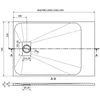 Mexen Hugo rechteckige Duschwanne SMC 110 x 70 cm, Weiß - Produktbild-Vorschau 6