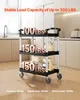 SucceBuy víceúčelový servisní vozík 136kg, 3 úrovně, vozík Náhled obrázku produktu 2