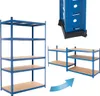 ECD Germany Dílenské regály pro vysoké zatížení 200x100x50 Náhled obrázku produktu 1