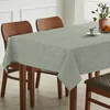 Tischdecke Melliert Blaugrau 180x120cm Schnittkante Produktbild-Vorschau 2