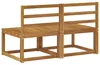 vidaXL 2 sztuki Sofa ogrodowa z litego drewna akacjowego Podgląd zdjęcia produktu 5